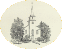 Old South Haven Church Drawing by Ann Wiswall